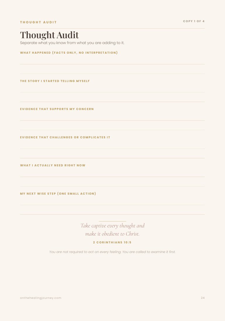 Thought Audit tool page
